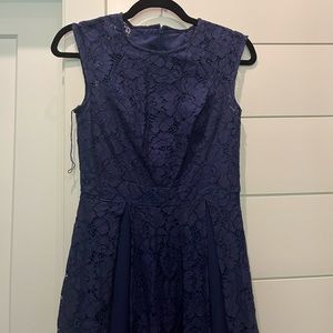 Aidan Mattox blue prom dress